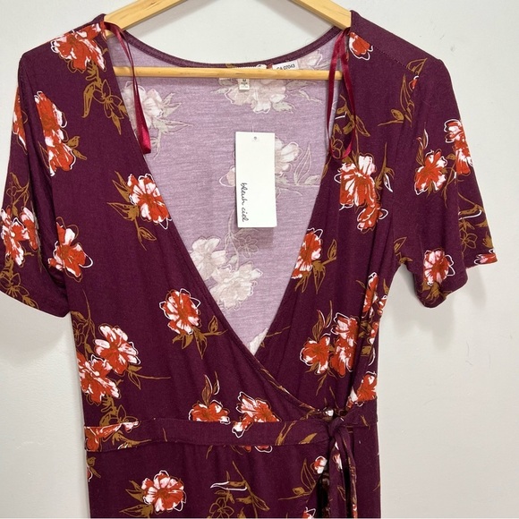 Bleuh Ciel Burgundy Hi Low Dress Size Medium NWT - Picture 2 of 10